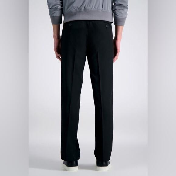 Haggar Active Flex Pant Mens size 34x29 Straight Fit Flat Front Super Flexible - Picture 9 of 12